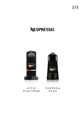 Nespresso CITIZ PLATINUM D User Manual