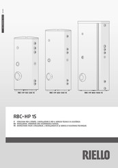 Riello RBC-HP 800 1S Installation, Operation And Maintenance Manual