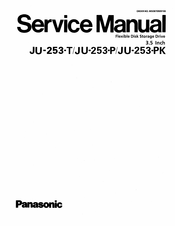 Panasonic JU-253-P Service Manual