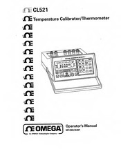 Omega Engineering CL521-RS232C Operator's Manual