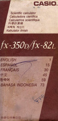 Casio fx-82L Manual