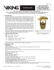 Viking VK531 Technical Data Manual