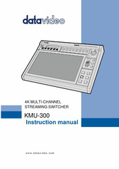 Datavideo KMU-300 Instruction Manual