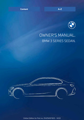 BMW SEDAN 3 Series 2023 Owner's Manual