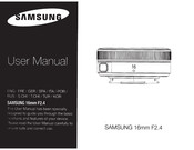 Samsung 16mm F2.4 User Manual