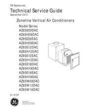 GE Zoneline AZ85E12DAC Technical Service Manual