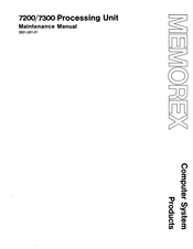 Memorex 7300 Maintenance Manual