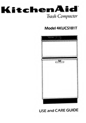 KitchenAid 4KUCS181T Use And Care Manual
