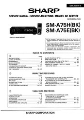 Sharp SM-A75H(BK) Service Manual