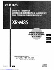 Aiwa XR-M35 Operating Instructions Manual