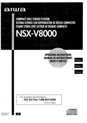 Aiwa NSX-V8000 Operating Instructions Manual