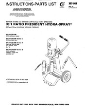Graco 218-319 Instructions-Parts List Manual