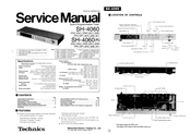 Technics SH-4060 DM Service Manual