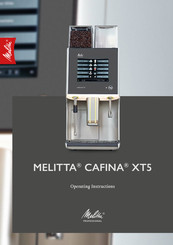 Melitta Cafina XT5 Operating Instructions Manual