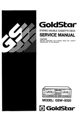 LG GoldStar GSW-9320 Service Manual