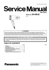 Panasonic EH-NE42 Service Manual