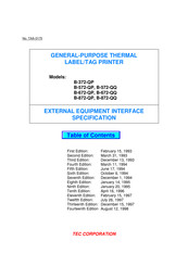 TEC B-872-QQ Manual