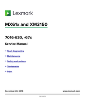 Lexmark 7016-630 Service Manual