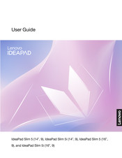 Lenovo IdeaPad Slim 5 14IRU9 User Manual