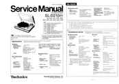 Technics SLD210 EF Service Manual