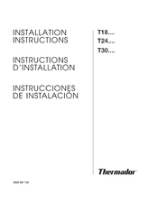 Thermador T24ID80NLP/47 Installation Instructions Manual