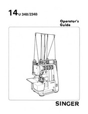 Singer 14U 34B Operator's Manual