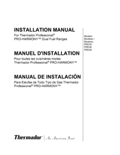 Thermador Professional PRO-HARMONY PRD304GHU/08 Installation Manual