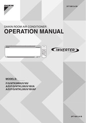 Daikin MTKM50UV16V Operation Manual