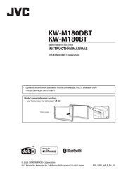 JVC KW-M180DBT Instruction Manual