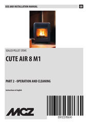 MCZ CUTE AIR 8 M1 Use And Installation  Manual
