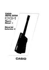 Casio DG-1 Player's Manual