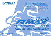 Yamaha YXE10WRZN 2021 Owner's Manual