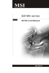 MSI G31M4-F Manual