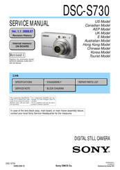 Sony DSC-730 Service Manual