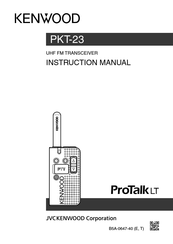 Kenwood PKT-23LFP Instruction Manual
