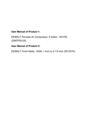 DeWalt D51257 User Manual