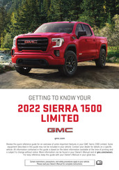 GMC SIERRA 1500 LIMITED 2022 Getting To Know Your
