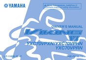 Yamaha YXC70VPHN Owner's Manual