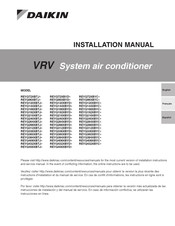 Daikin REYQ96XBTJ Series Installation Manual
