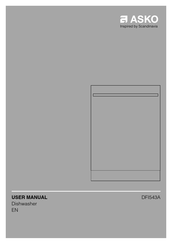Asko DFI543A User Manual