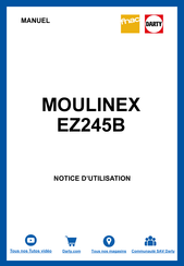 TEFAL MOULINEX EASY FRY MAX EZ245B Manual