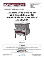 Southbend BGLM-60 Installation & Operation Manual