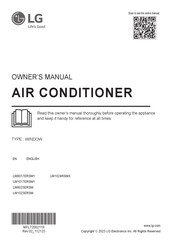 LG LW1023ERSM Owner's Manual