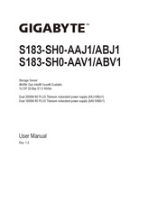 Gigabyte S183-SH0-AAJ1 User Manual