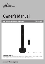 Royal Sovereign TFN-1036B Owner's Manual