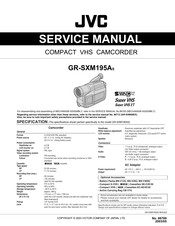 JVC GR-SXM195AS Service Manual