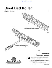 Land Pride Seed Bed Rollers SBR72 Owner's Manual