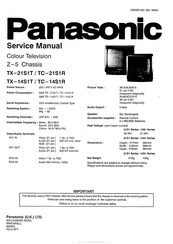 Panasonic TC-14S1R Service Manual