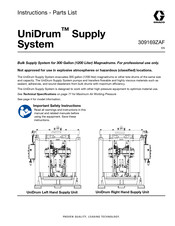 Graco UniDrum C58601 Instructions And Parts List