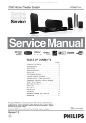 Philips HTS3277/12 Service Manual